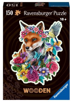 Colorful Fox - Wooden Puzzle, 150pc